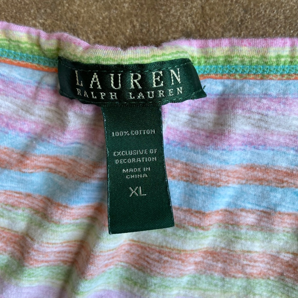 LIKE NEW- Ralph Lauren Night Shirt or Swim Cover-Up - Picture 4 of 8
